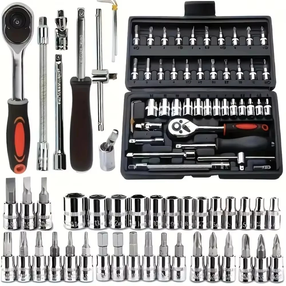 kit-46-piece-auto-repair-combination-ratchet-wrench-tool-box-auto-maintenance-vehicle-mounting-socket-repair-tool