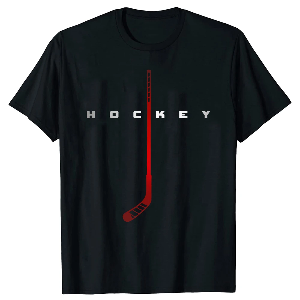 Funny Ice Hockey Player Retro Goalkeeper O-Neck Cotton T Shirt Men Casual Short Sleeve Tees Tops Harajuku Streetwear T-shirt