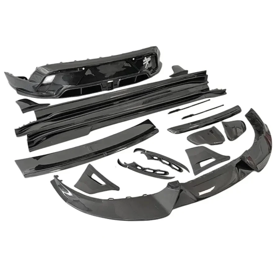 High Quality Carbon Body Kit MSY Style Body Kit for Taycan With Front Bumper Side Skirt Rear  Bumper！