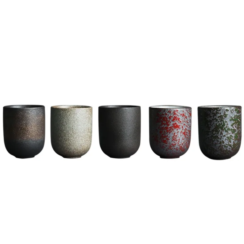 1pc Japanese Style Ceramic Coffee Cup Porcelain Personal Single Pottery Tea Cups Drinkware Wine Mug Water Mugs cups and mugs