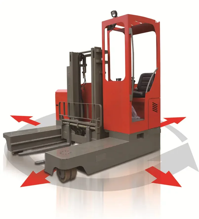 Robot Wheel Automated Guided Vehicles Electric Stacker VNA Forklift AGVAutomatic Multi-Directional Side Cross for Transportation