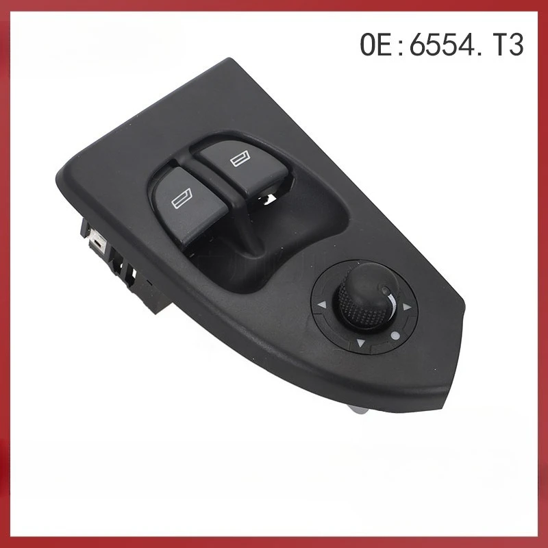 

6554.T3 for PEUGEOT Automotive Parts Glass Lift Switch Electric Window Control Switch
