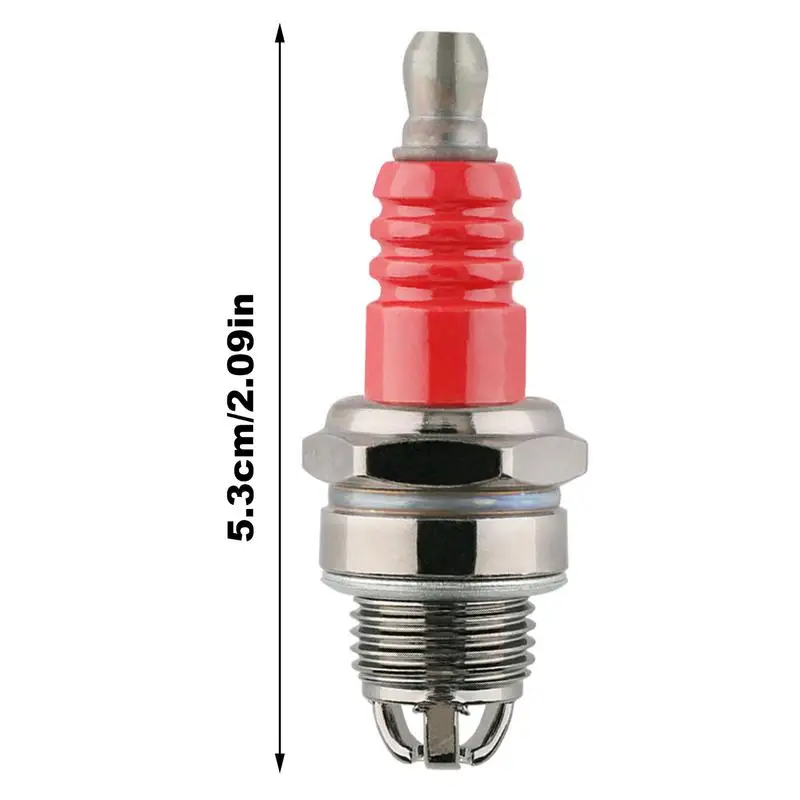 Vela de ignição de pólo de três lados l7t 2 tempos para motosserra a gasolina e cortador de escova eletrodo de ignição do motor peças de reposição automotivas