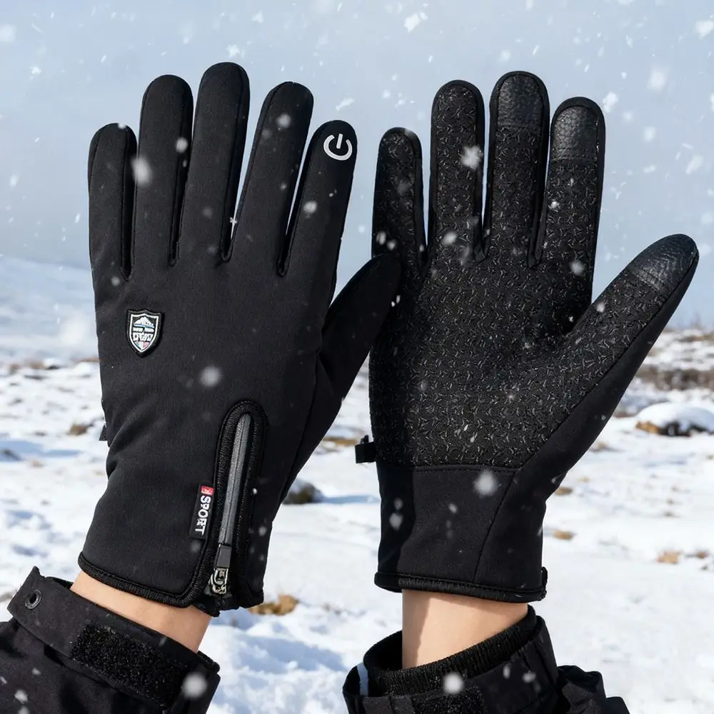 

Creative Winter USB Heated Gloves Waterproof Adjustable Rechargeable Gloves Non-Slip Reusable Touchscreen Gloves