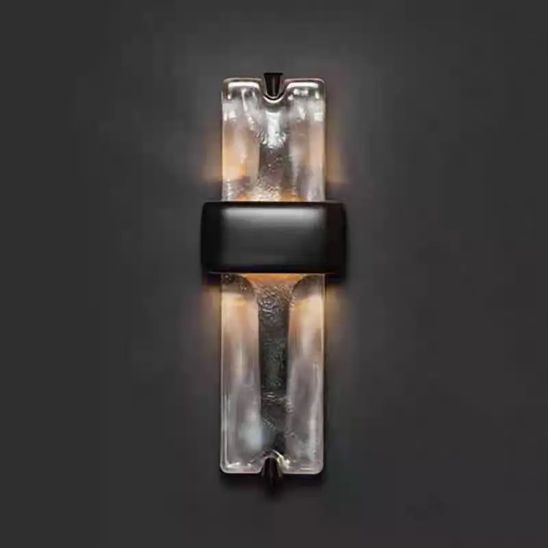 

Glass living room TV background wall light Nordic modern simple aisle bedroom bedside