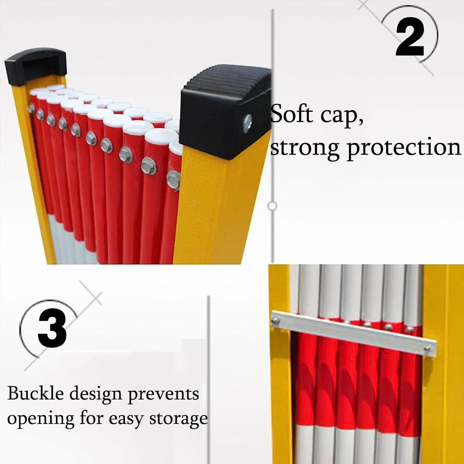 Retractable Traffic Fence, Retractable Barricade Fence for Road Outdoor Retractable Traffic Barrier