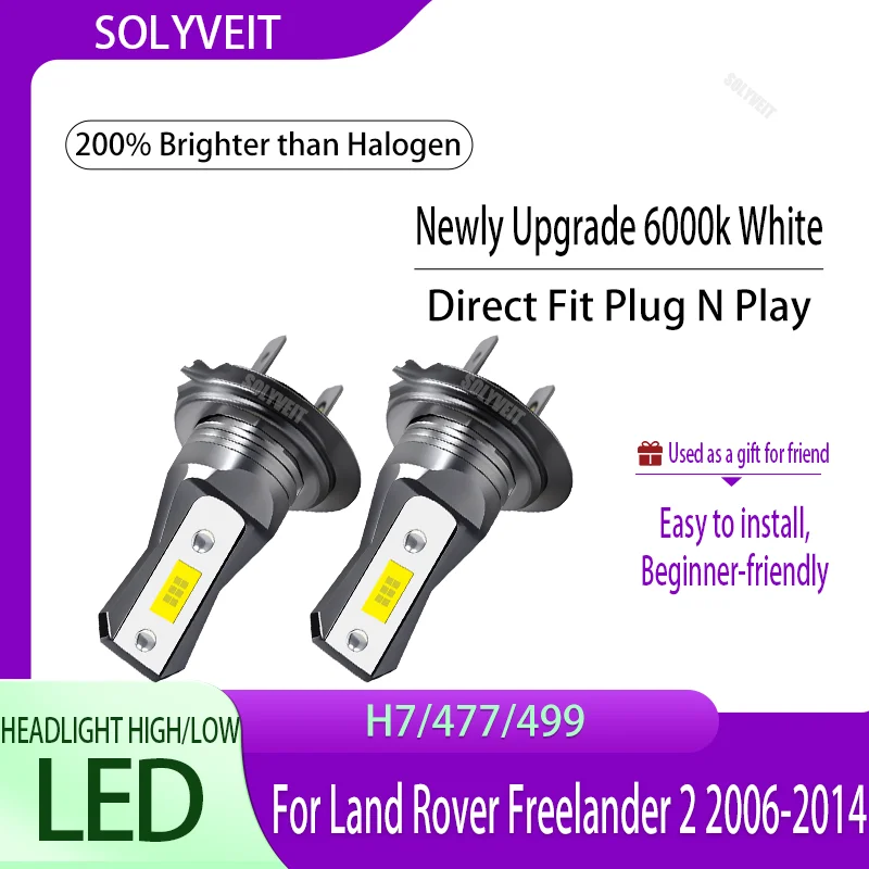 

Светодиодные фары H7 (ближний/дальний свет) – Надежность, которую вы ощущаете, для Land Rover Freelander 2 2006-2014 годов выпуска
