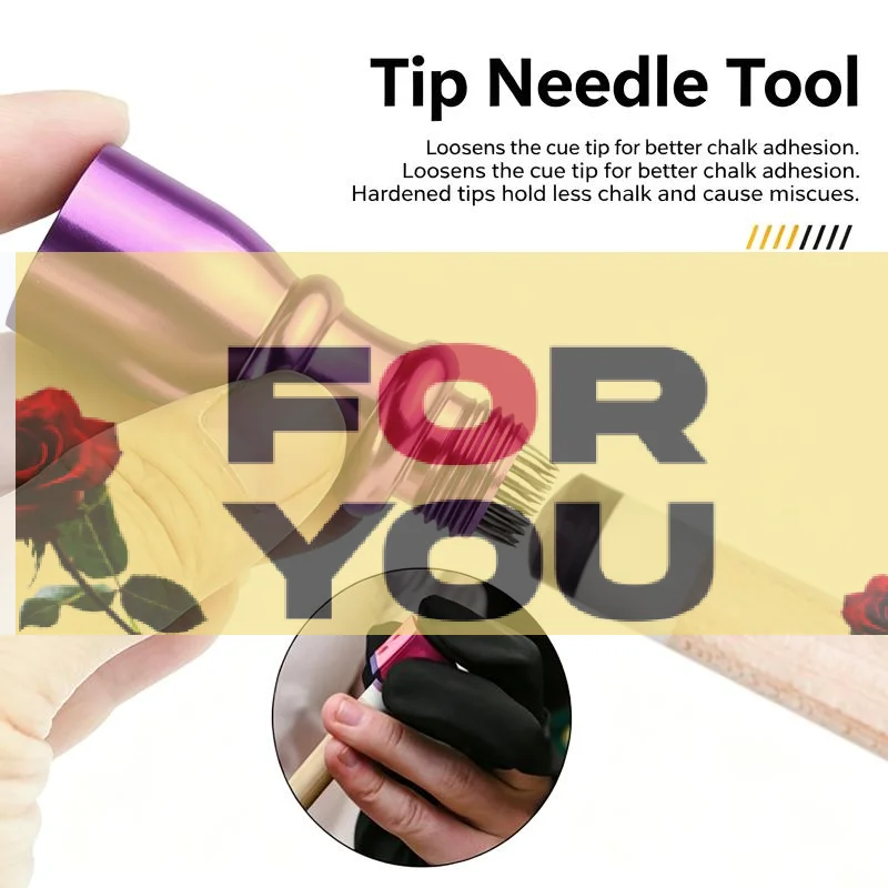 Durable 3 in 1 Cue Tip Shaper Multifunctional Colorful Tip Trim Tool Professional Shaper Aerator Tapper Billiard Snooker Pool