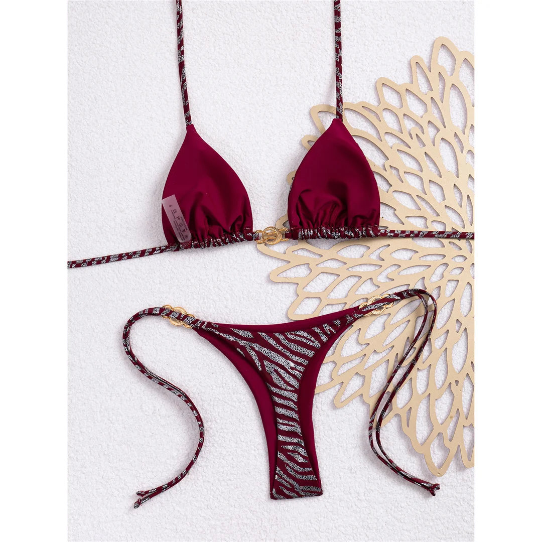 Sexy Extreme String Mini Micro Thong Bikini Damen Badeanzug Frauen Bademode Zweiteiliger Bikini-Set Badeanzug Schwimmanzug V8278 – Detail 5