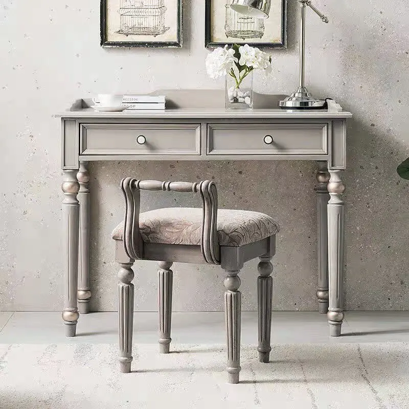 Professional Girls Vanity Table Modern Wood Home Dressers Vanity Table Salon Organizer Coiffeuse De Chambre Furniture