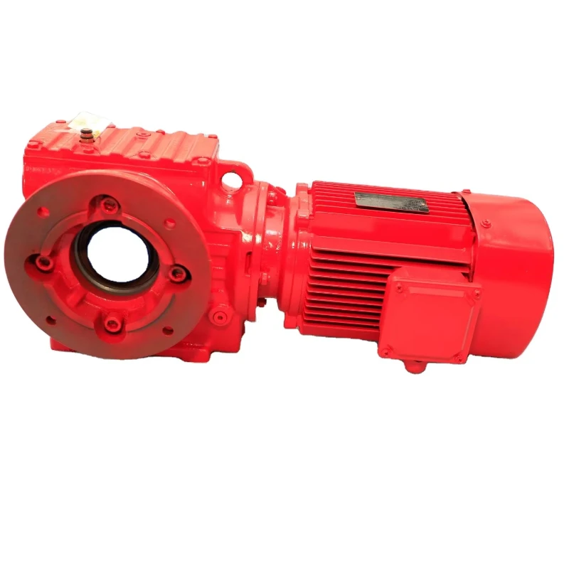 

Compact S57 Series Speed Reducers Gear Reducer Helical Worm Gear Units For Constrained Spaces Gearbox Motor Automation Equipment