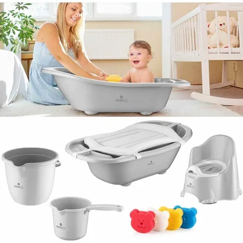 Luxury 6 Piece Giderli Baby Bath Set and Bathtub Set