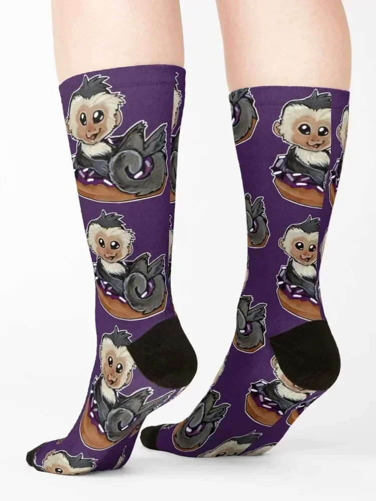 Capuchin donut Socks new year Children's man Soccer Men Socks Women's