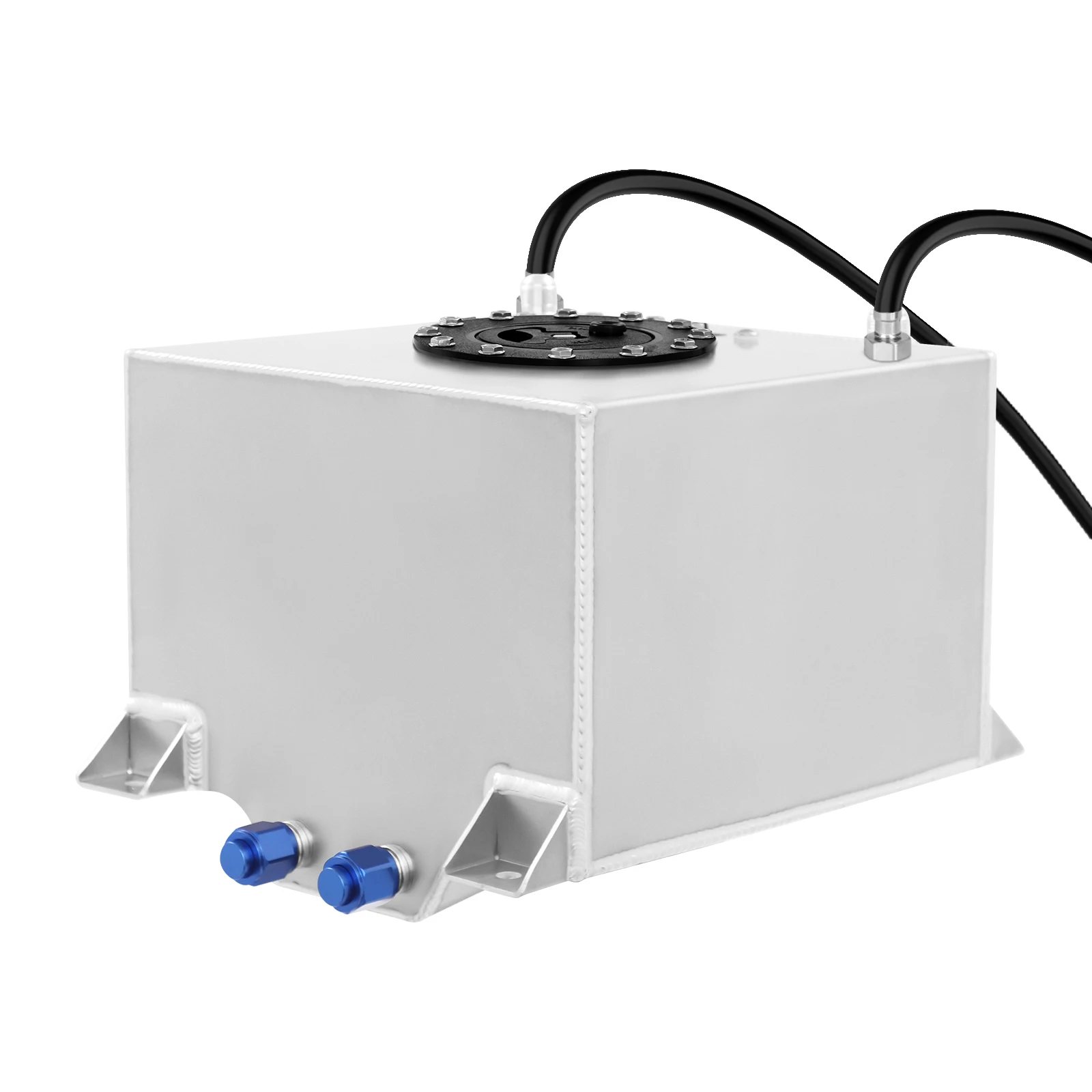 Universeller 5-Gallonen-Aluminium-Kraftstofftank, geeignet für die meisten Fahrzeuge wie Hot Rods, Straßenfahrzeuge, LKWs und Geländewagen. – Detail 12