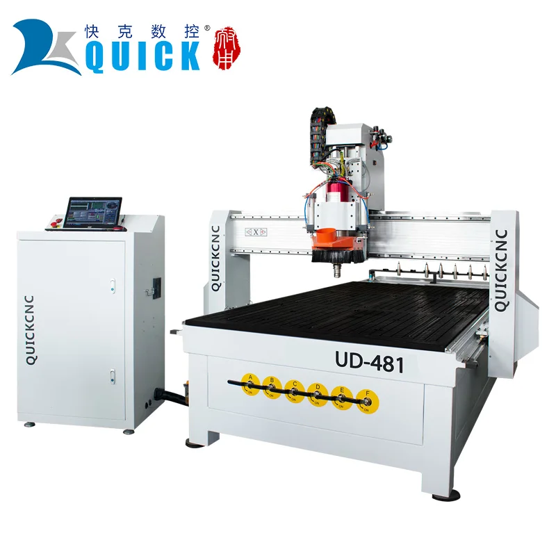 

Quick 4*8ft Auto Tool Changers Woodworking Cabinet Furniture 3d 1325 ATC Cnc Router Machine