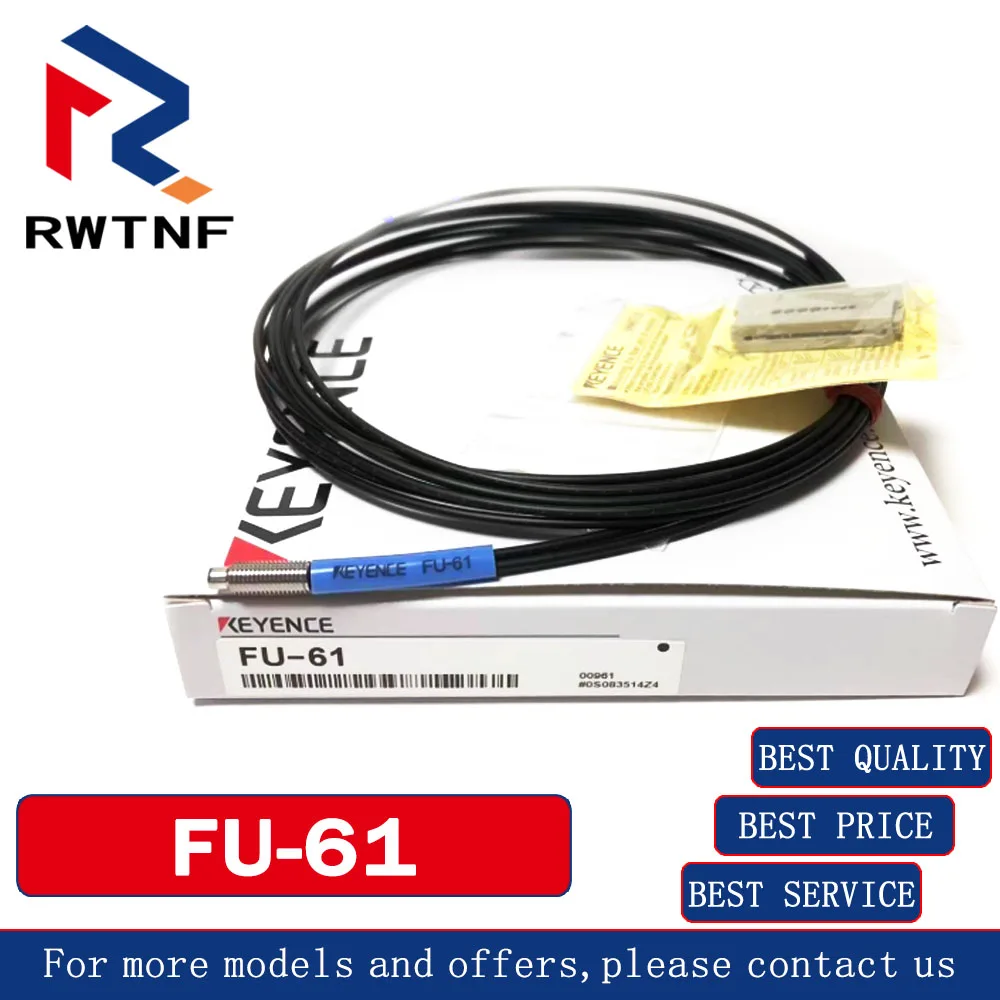 Brand New Genuine FU-61 KEYENCE linear reflection fiber optic sensor, 100% original warehouse stock