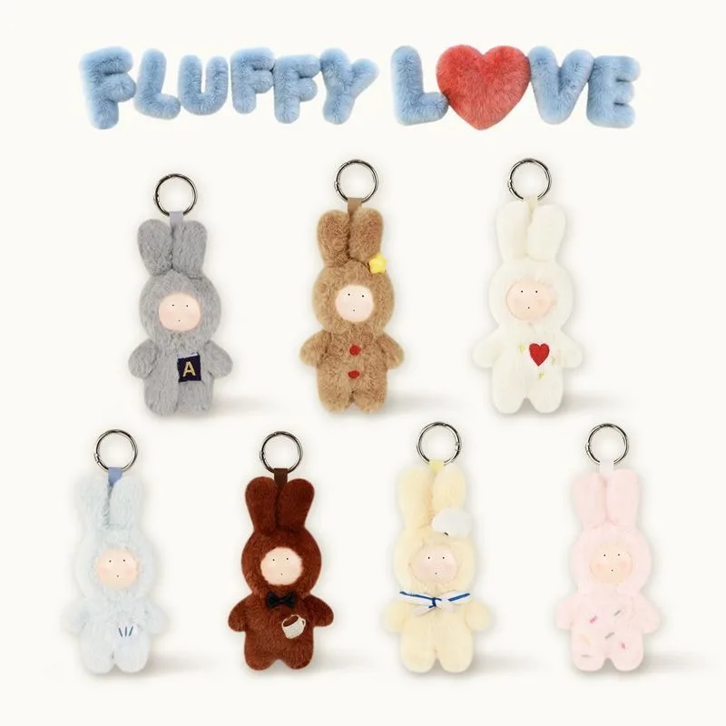 Anthony Bunny Authentic Fluffy Love 20th Anniversary Series Blind Box Vinyl Plush Hanging Charm Cute Collectible Decor Gift&Toy