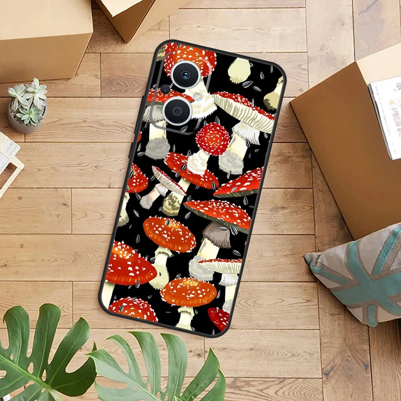 Mushroom Forest Phone Case For OPPO Reno 14 13 11 12 F 10 Pro 8T 7 8 Lite OPPO Find X9 X8 X5 Pro Back Cover
