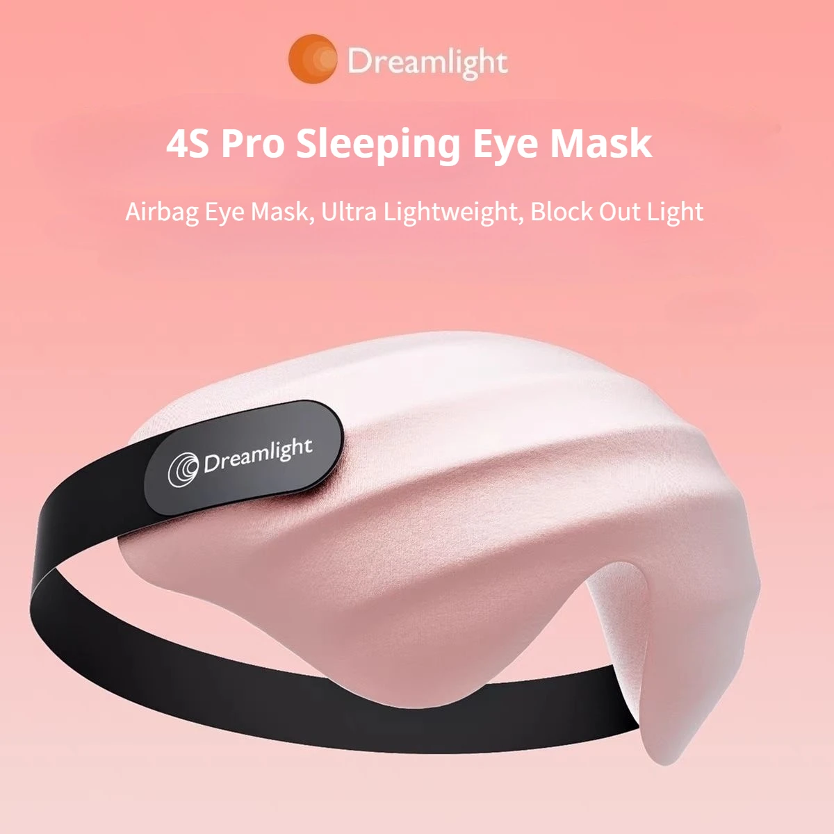 Dreamlight 4S Pro Generation كامل التظليل الاسترخاء قناع عين قناع النوم كتلة الضوء للمساعدة على النوم قناع عين الحرير الخالص الناعم
