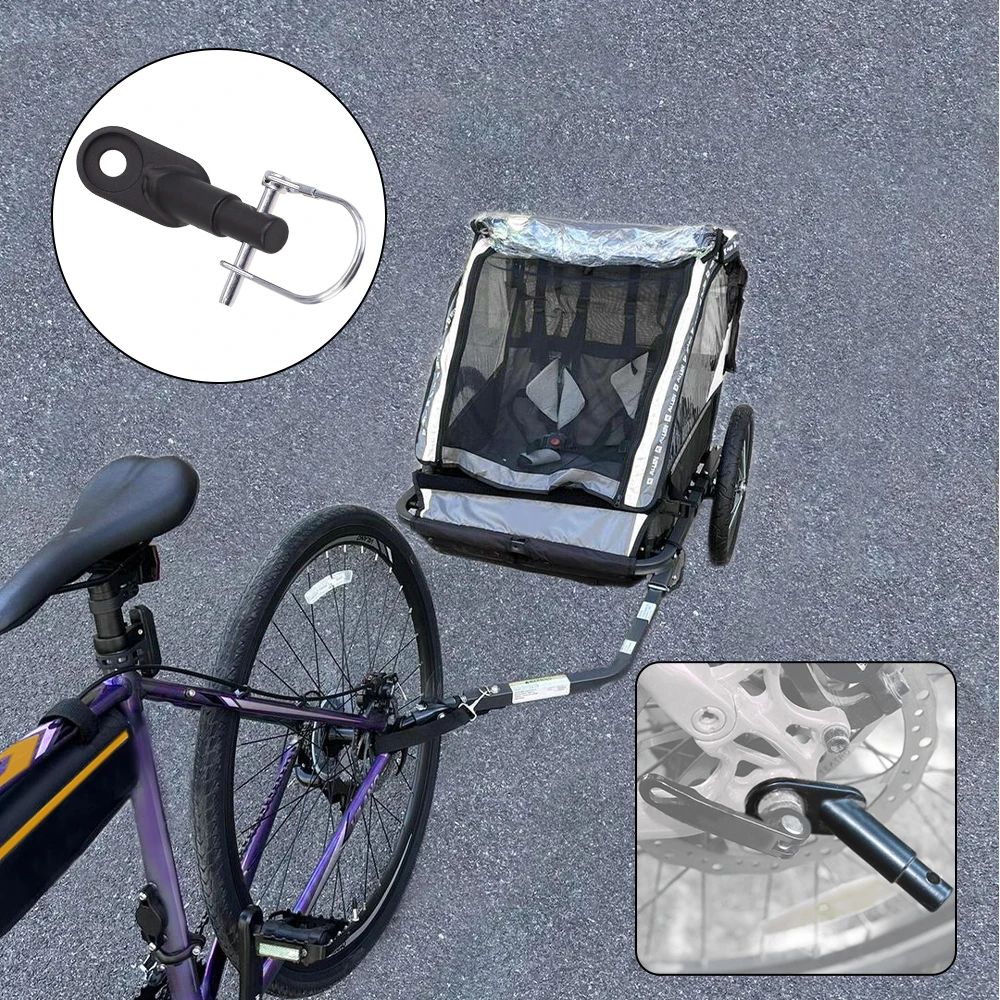 HEPPE Bike Trailer Hitch Coupler Kid Trailer Cargo Trailer Hitch Bike Trailer Adapter Hitch Coupler Bike Trailer Hitch Connector