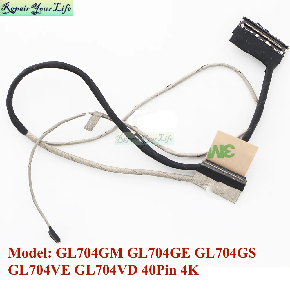 40Pin GL704GM LCD EDP Cable for Asus ROG Strix GL704GE GL704GS GL704VE GL704VD 1422-033R0A2 033P0A2 Display Video Connector New