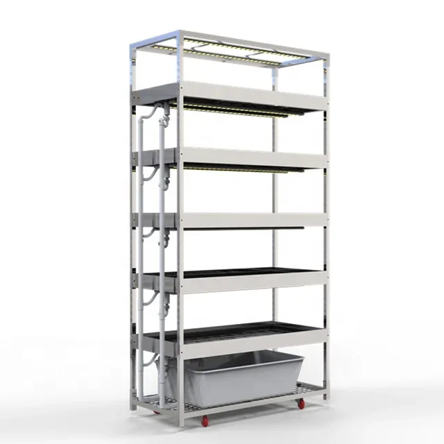 Vertical grow rack plant grow rack hydroponic systems