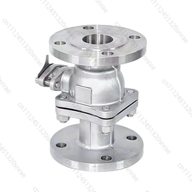 304 Stainless Steel Flange Ball Valve Q41F - 16P High Temperature Pressure Resistant Fluorine Seal Manual Flange Ball Valve