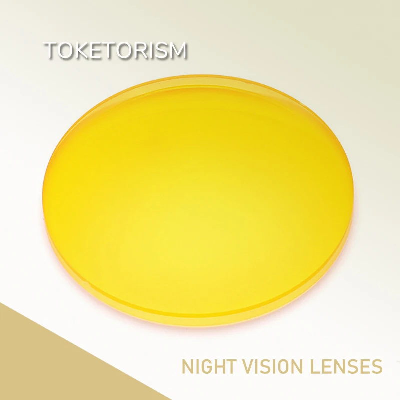 

Фотохромные линзы Toketorism Night Vision для очков с диоптриями, для дневного и ночного вождения, желтые линзы