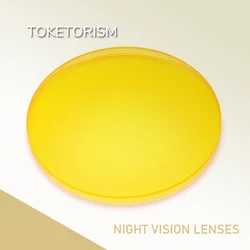 Toketorism Night Vison Prescription Sunglasses Lenses Photochromic day And Night Driving Yellow Lenses