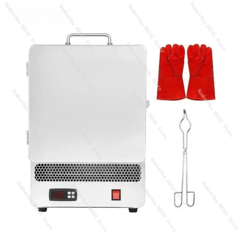 

1500W Electric Melting Furnace Max Temperature 2192℉ Stainless Steel Metal Clay DIY Metal Tempering Glazing on Pottery