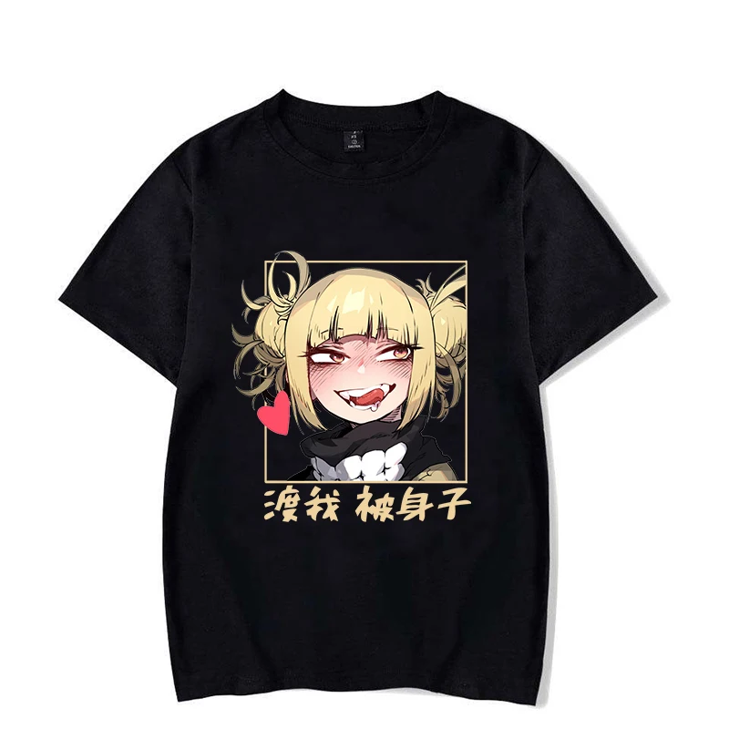 Hot Anime Himiko Toga Printed T Shirts Women Casual Tops Summer Short Sleeve Harajuku T Shirts