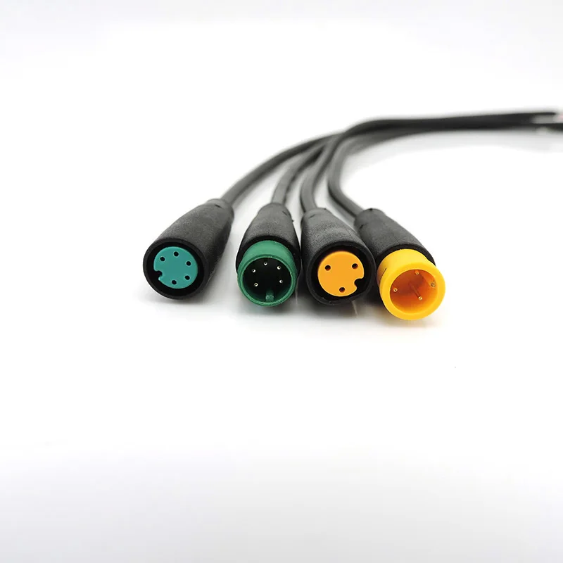 M8 2 3 4 5 6 Pin Electric Joint Plug male female Connector Wiring Line Scooter Brake Cable bicycle Signal waterproof Sensor 20CM