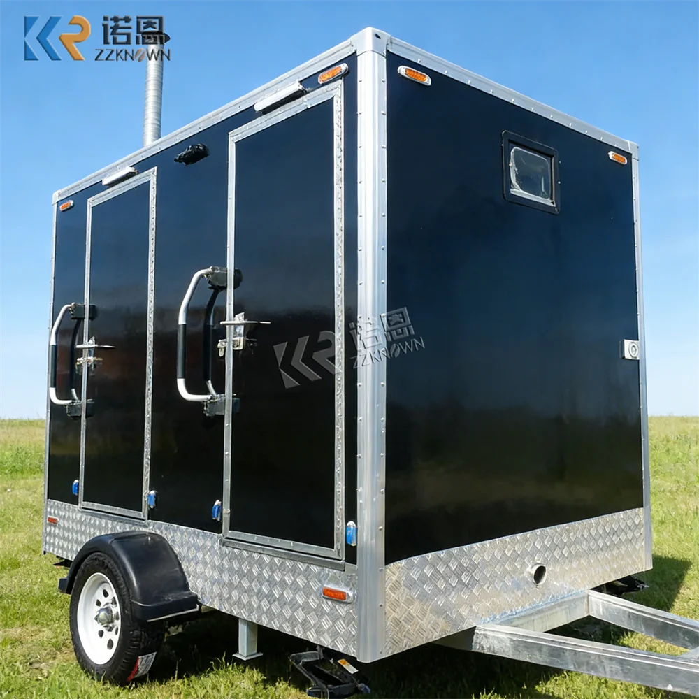 

Eco Friendly Mobile Washroom Public Park Bathroom Cabin Spacious Toilet Trailer Luxury Portable Bathroom For Commercial
