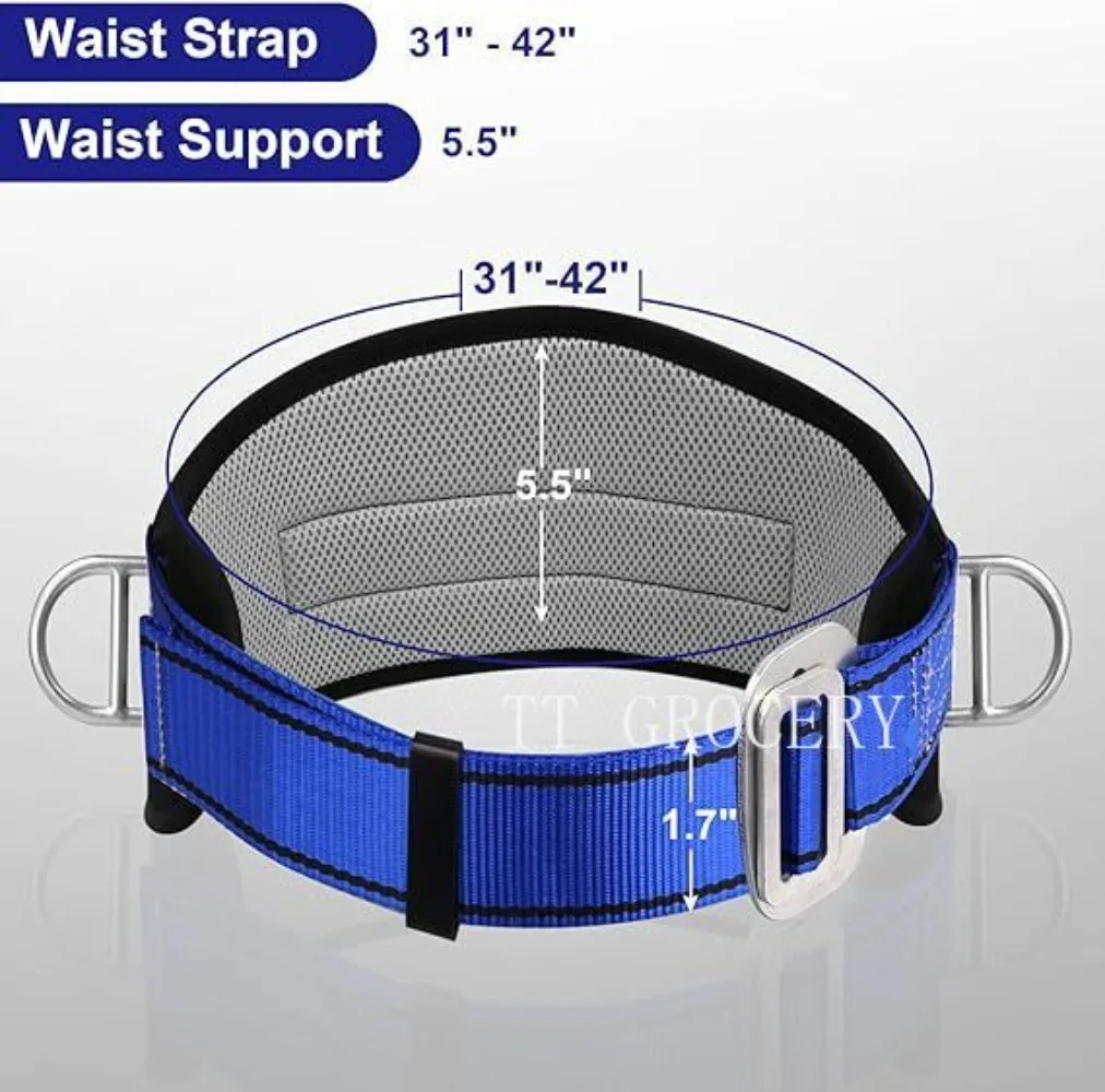 Adjustable Single Waist Safety Strap High-Altitude Pole Work Safety Belt Export-Ready Quick-Release Adjustable Pole Strap