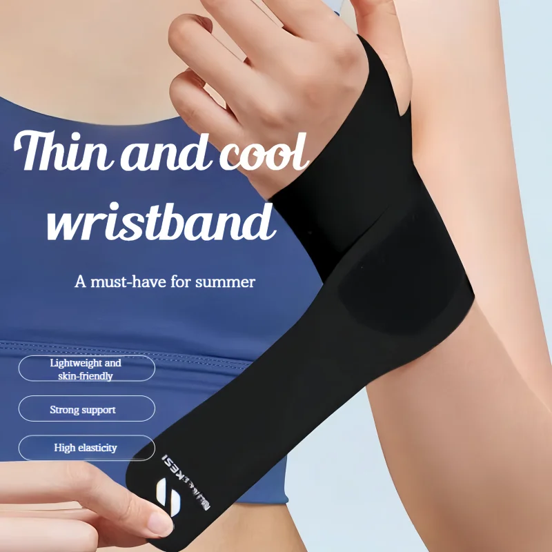 

Sports Wristband Lightweight Nylon Wrist Guard Ultra Thin Breathable High Elasticity And Adjustable Tennis Special Wrist Guard