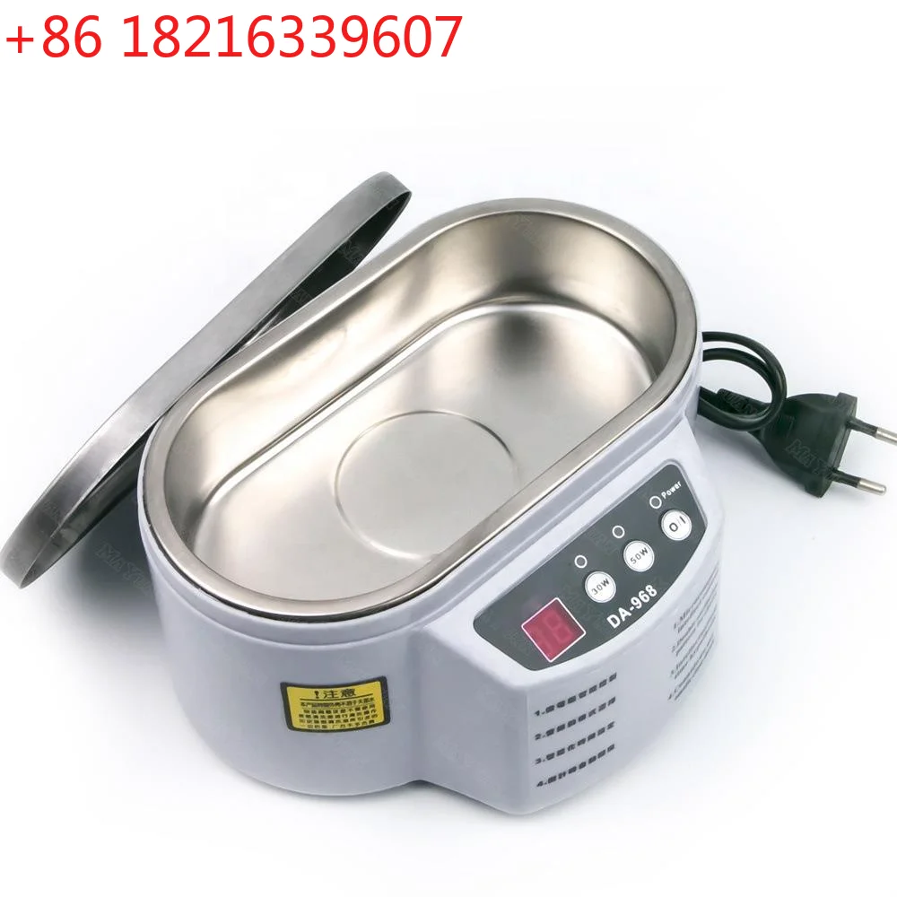 TAO 220V 30W 50W 500ml Dual Vibration Ultrasonic Cleaner For Home Use Glasses Jewelry Print Head Mobile Phone Motherboard Cleane