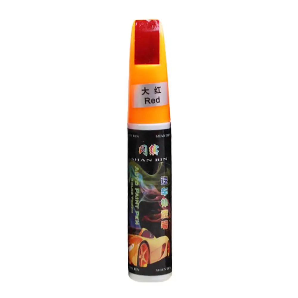 New 6 Color Car Paint Scratches Repair Pen Brush Waterproof Marker Paint Pen Automotive Black Care Maintain Tread Tyre Whit U7R5