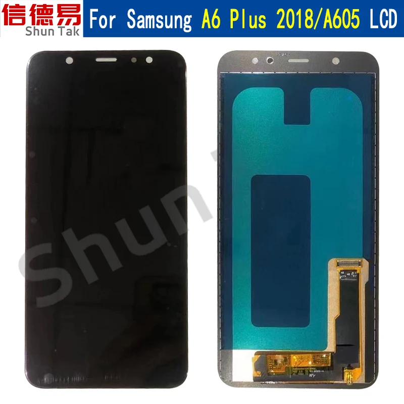 

6.0'' OLED Copy LCD For Samsung Galaxy A6+ 2018 Display A605 Touch Screen Digitizer Panel Assembly A6 Plus A6050 LCD Display