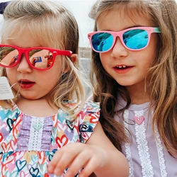 New Polarized Kids Sunglasses TR90 Silicone Boys Girls Sun Glasses Children Baby Outdoors Goggle Shades Eyewear UV400 Age 3-12