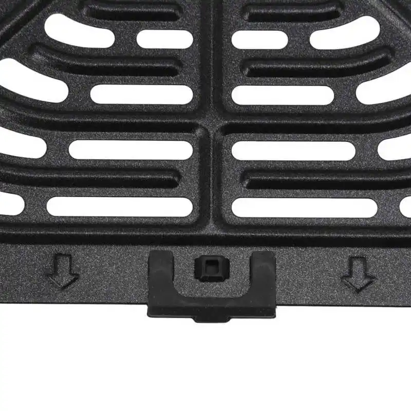 Friteuse knuspriger Platten korb mit Gummi füßen 24x23cm Friteuse Grill pfanne 304 Edelstahl Friteuse Ersatz knuspriger Platte