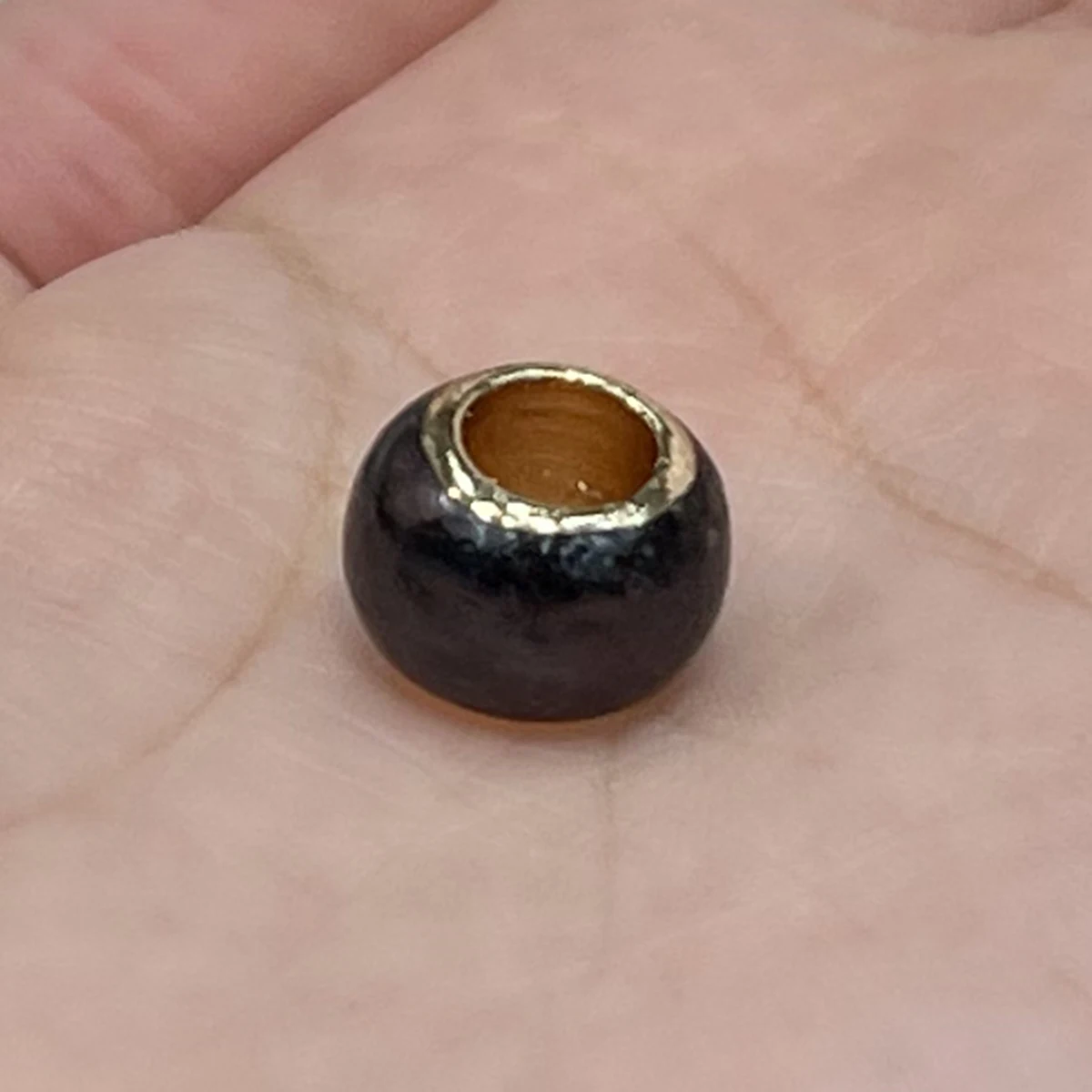 3 Stück natürliche Süßwasserperlen mit großem Loch, isolierte Perlen für die Schmuckherstellung, DIY-Halsketten, Armbänder, Ketten, Ohrringe, Zubehör – Detail 4