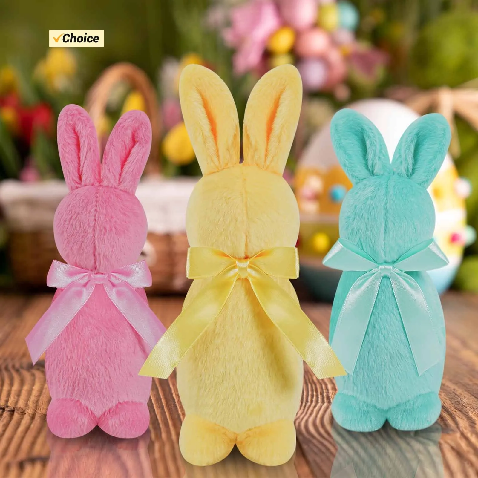 НОВОЕ пасхальное украшение, кукла-кролик, украшения, желтый, красный, синий, кукла-кролик, подарок