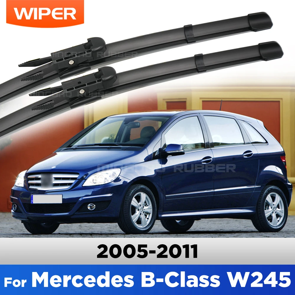 

Тихие и всесезонные щетки стеклоочистителя для Mercedes-Benz B-Class W245 2005-2011 2006 2007 2008 2009 CREATROAD, дворники лобового стекла 26 "+ 23"