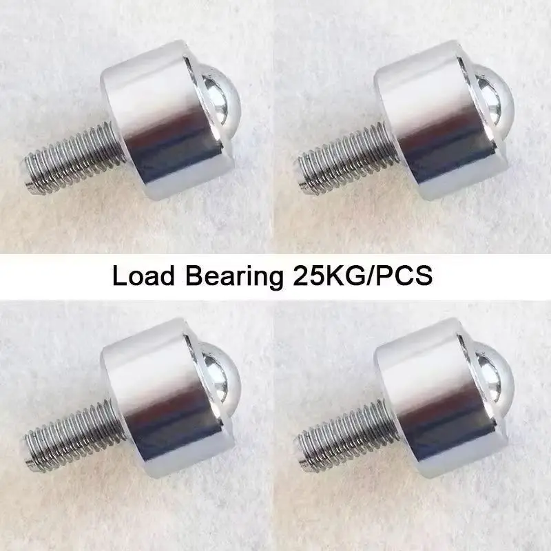 Brand New 10PCS Metal Precision Conveying Transfer Units Ball Bearing Conveyor Rollers Universal Bull Eye Wheel Loading 25KG/PCS