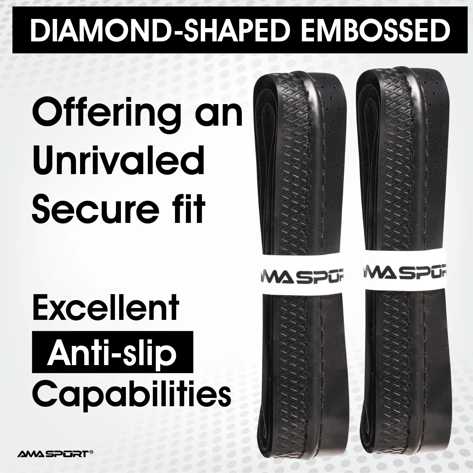 AMA SPORRT Pickleball Paddle Racket قبضة عالية الجودة عارضة امتصاص العرق حزام قبضة Pickleball اكسسوارات 2 قبضة/حزمة