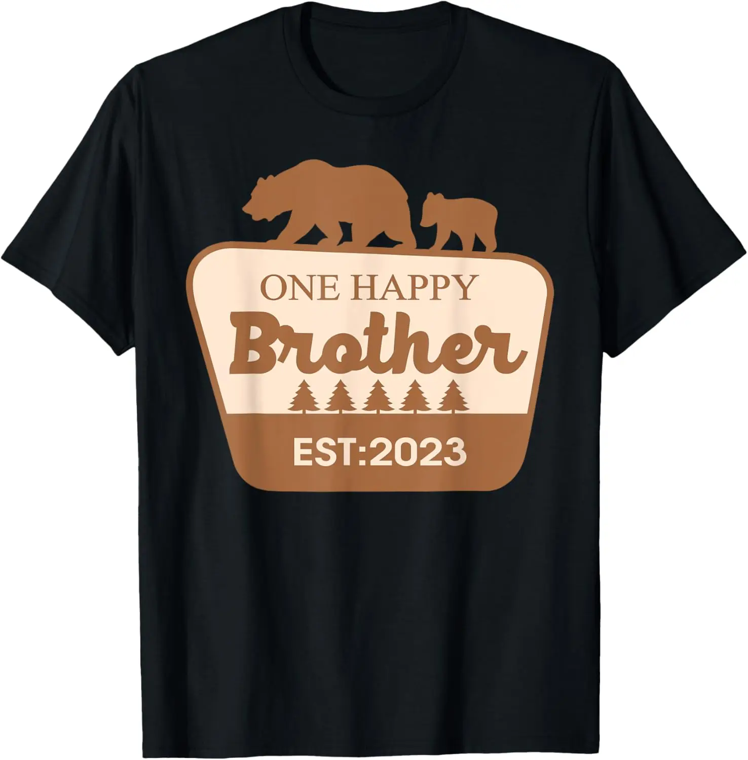 One Happy Brother Happy Camper Matching Family Birthday T-Shirt