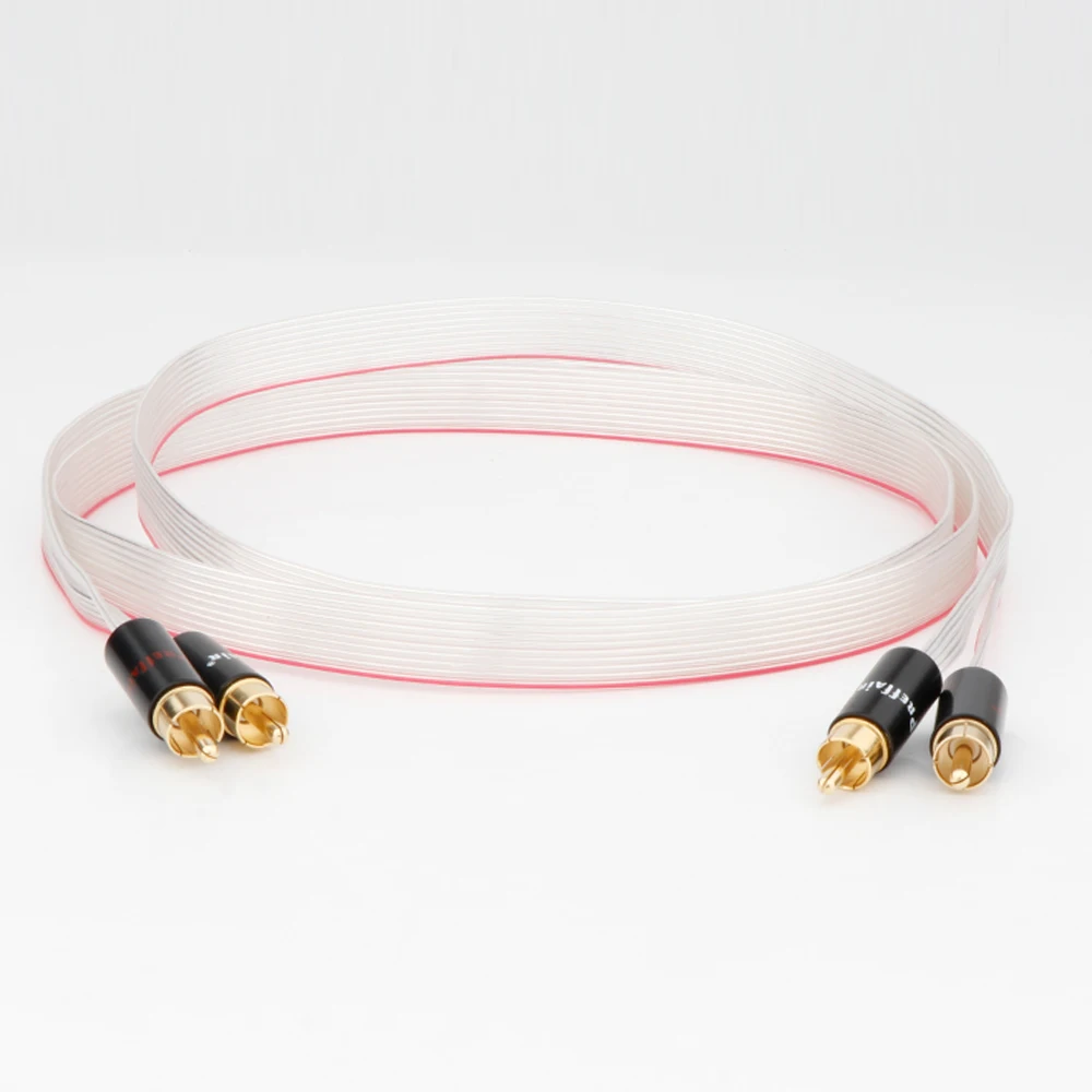 Nordost Valhalla OCC Zilver Audio Signaalkabel RCA Kabel Hifi Interconnect Kabel Met Preffair Vergulde RCA Plug