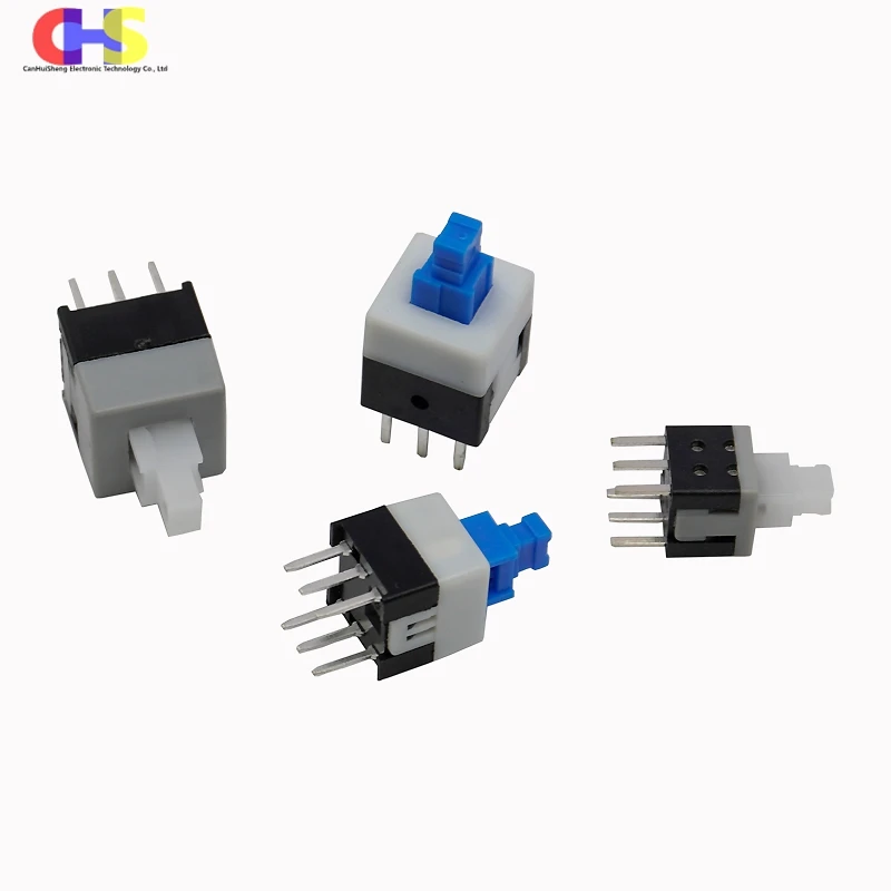 10pcs 5.8*5.8mm 7*7mm 8*8mm 8.5*8.5mm Micro Tact Button Switch 5.8*5.8 / 7*7 /8*8 /8.5*8.5 6Pin Self Locking/Reset Power Switchs
