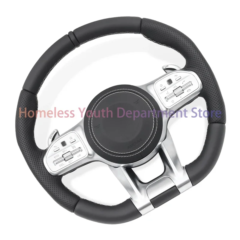 Car Steering Wheel For Mercedes Benz AMG C63 E63 A C E Class W212 W205 W204 W213 W222 W166 W167 W253 W257 W463 W464 GLE G63 C63