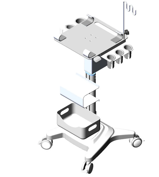 

Hot selling multi-functional ECG medical cart ultrasound scanner medical trolley for hospital use